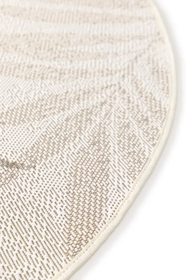 Naturalis útimotta hringlótt 160 cm desert taupe